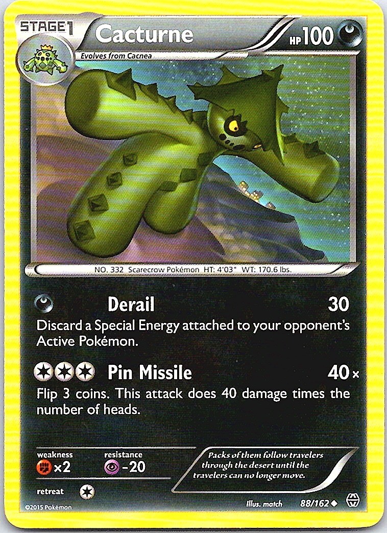 Cacturne Uncommon XY - BREAKthrough 88/162 NM