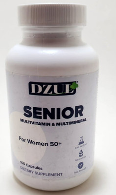 DZUL+ Senior Multivitamin Multimineral Women 50+ 100 Capsules