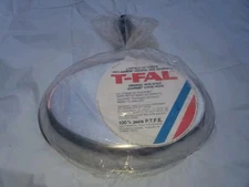 Vintage T-Fal Oval Frying Pan NOS France Gray Black Handle Non-Stick 