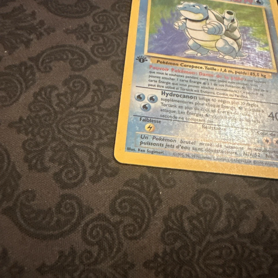 1999 Pokemon Base TORTANK #2/102 French Blastoise Holo 1st Edition - Image 2 of 4