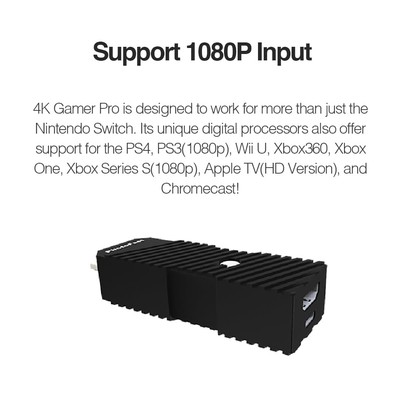 PhotoFast 4K Gamer Pro Video Game Console HDMI upscaler 1080p to