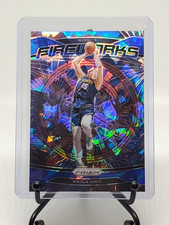 Nikola Jokic 2024-25 Panini Prizm Fireworks #11 Prizms Blue Ice #/125 NUGGETS