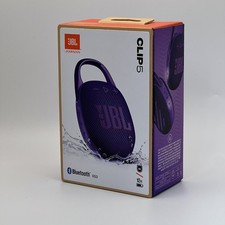 Image of JBL Clip 5 Purple – IP67 Waterproof/Dustproof Portable Speaker, 12 Hrs Play