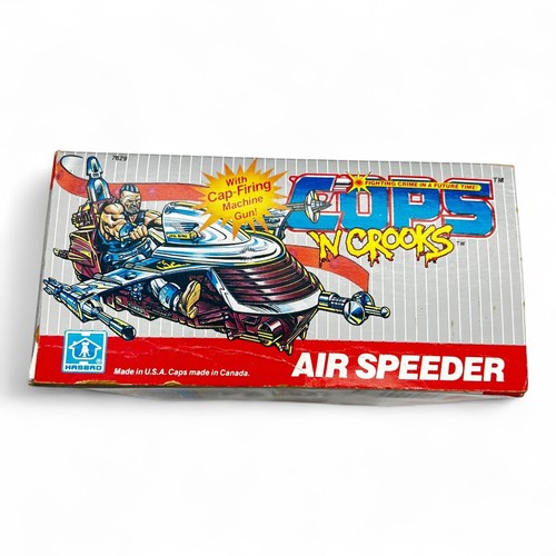 Cops N Crooks Air Speeder Vehicle Jail Bird 1988 Hasbro 7629 Vtg New Shelf Wear - Picture 10 of 22