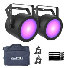 Chauvet DJ COREPARUV120ILS Ultra-Wide UV Wash Par Light 2-Pack with Bag