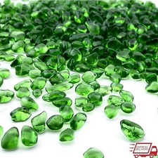 Aquarium Glass Stones 6-9mm Natural Gravel Fish Tanks DIY Crafts Decor New