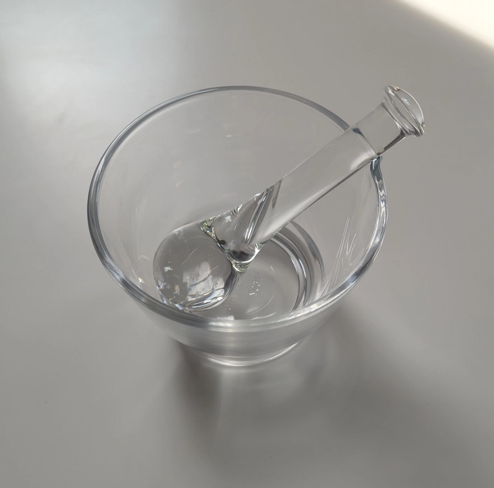 16 oz Glass Mortar and Pestle (grinder for spices, herbs, medicines)