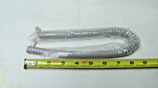 2-Pack Light Gray 10Ft Phone Handset Cord Curly Coil Receiver Bulk Pack