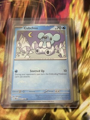 Cubchoo (Poke Ball Pattern) 025/086 Sv: Black Bolt Holo