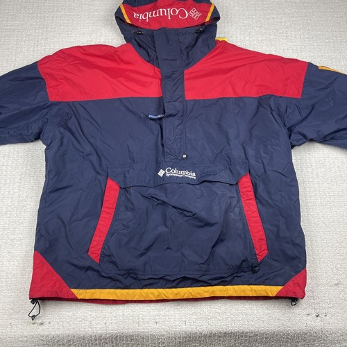 VTG 90s Columbia Sportswear Company Mountain Color Block Anorak Jacket Rare 3XL - Picture 10 of 23
