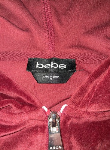 Tuta Bebe Sport in velluto con cappuccio taglia media logo piumino gamba, maniche nuova - Foto 4 di 12