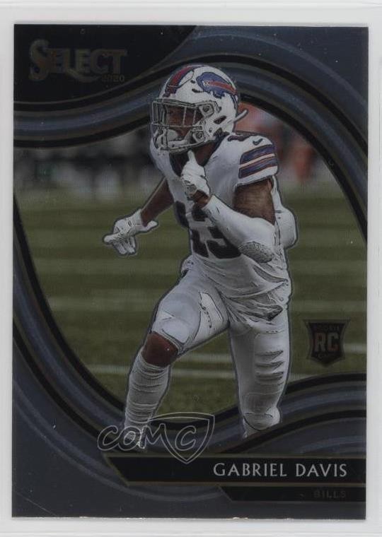 2020 Panini Select Field Level Gabriel Davis #382 17t2