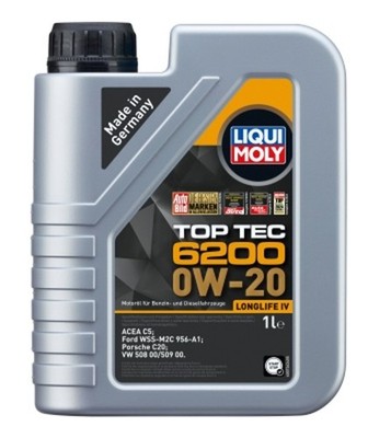 Motoröl Top Tec 6200 0W-20 LIQUI MOLY 20780 1 Liter Kanister