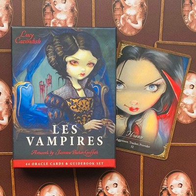 LES VAMPIRES Orakel Karten Deck Von Lucy Cavendish blue angel 44 Karten