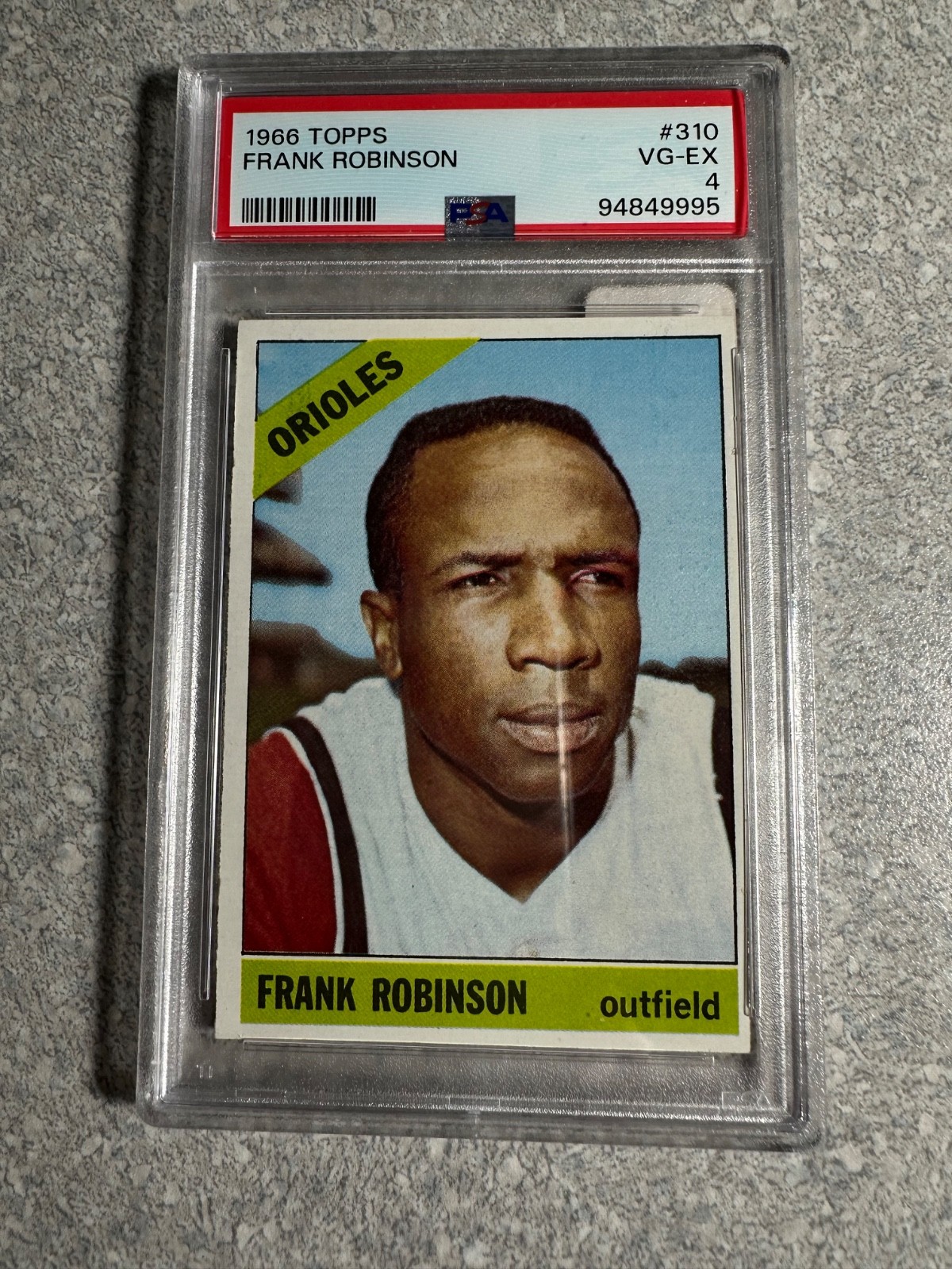 1966 Topps Frank Robinson #310, VG-EX, PSA 4