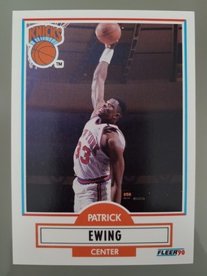 1990-91 Fleer Patrick Ewing #125 New York Knicks N NBA Basketball