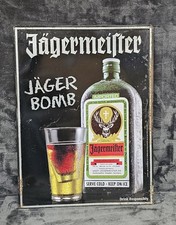 Metal Jagermeister Jager Bomb Bar Sign 18 x 1...