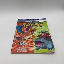Pokemon FireRed LeafGreen GBA Nintendo Power Official Guide w/ Combat Charts