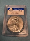 2015(W) 1oz .999 Fine Silver Eagle PCGS MS69 First Strike Standish Signed