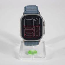 Unlocked Apple Watch Ultra 3 49MM Titanium Light Blue Alpine Loop MEWK4LW/A