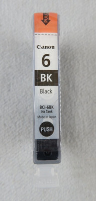 1 Original Canon BCI-6 BK iP4000,iP5000,iP6000D,iP8500,i950,i965,i9100,i9950