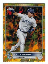 2022 Topps Chrome Sapphire Gold #567 DYLAN MOORE /50