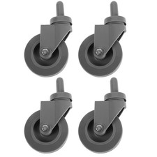 4 Pcs Mop Bucket Replacement Wheels Swivel for Caster Furniture Dolly