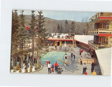 Postcard Pool & Central Tower Section Mt. Snow Ski Area Vermont USA