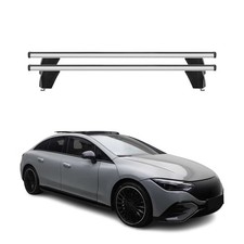 Menabo Dachträger Querträger für Mercedes EQE V295 2023-2026 ABE Aluminium Grau