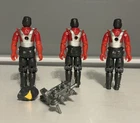 G.I.Joe 1988 Cobra Astro Viper V1 Lot of 3 Figures Loose Vintage Hasbro