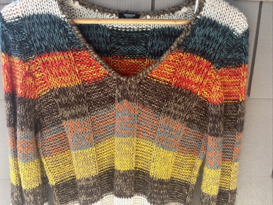 Rue 21条纹毛衣裙,带口袋,女式大码假日学院风 — 第 4/4 张图片