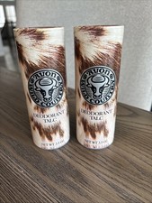 Vtg Retired Avon Wild Country Powder Deodorant Talc 3.5 New Old Stock Set Of 2