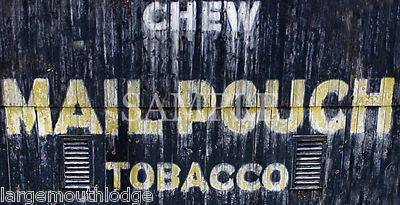 WEATHERED BARN BUILDING SIGN HO O N  MAIL POUCH DECAL 4