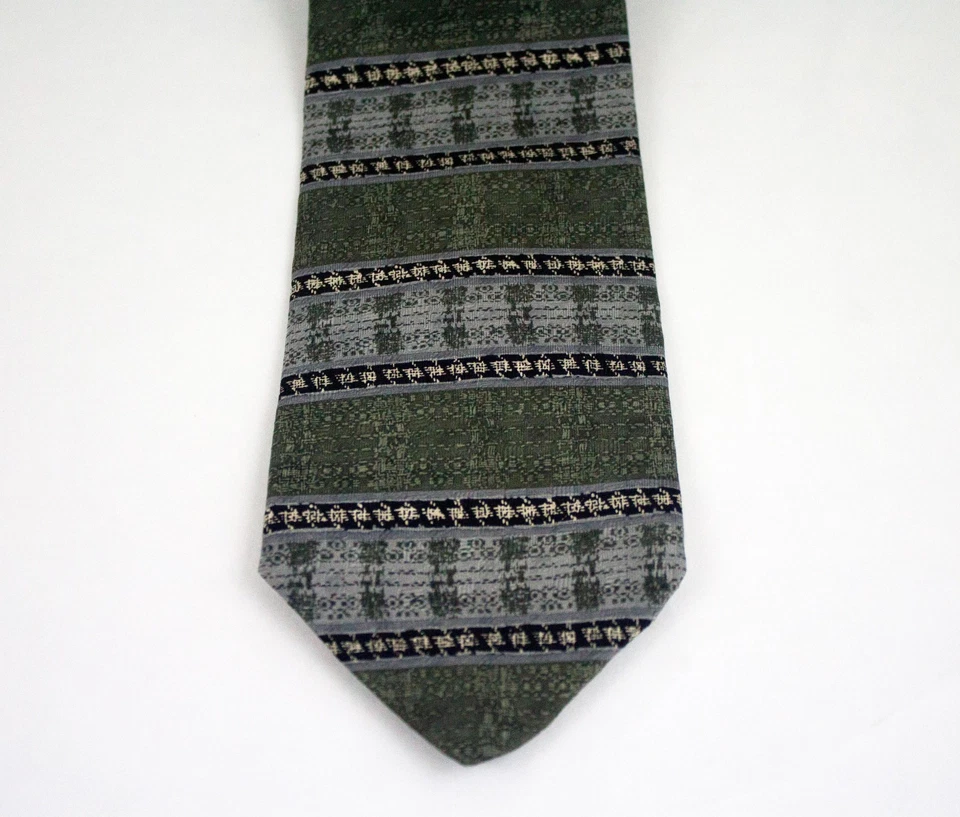 J. Ferrar Men's Necktie 100% Silk Geometric - Image 3 of 4