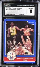 1984 Star Awards Banquet #22 All-Defensive Team CGC 8 NM/MINT