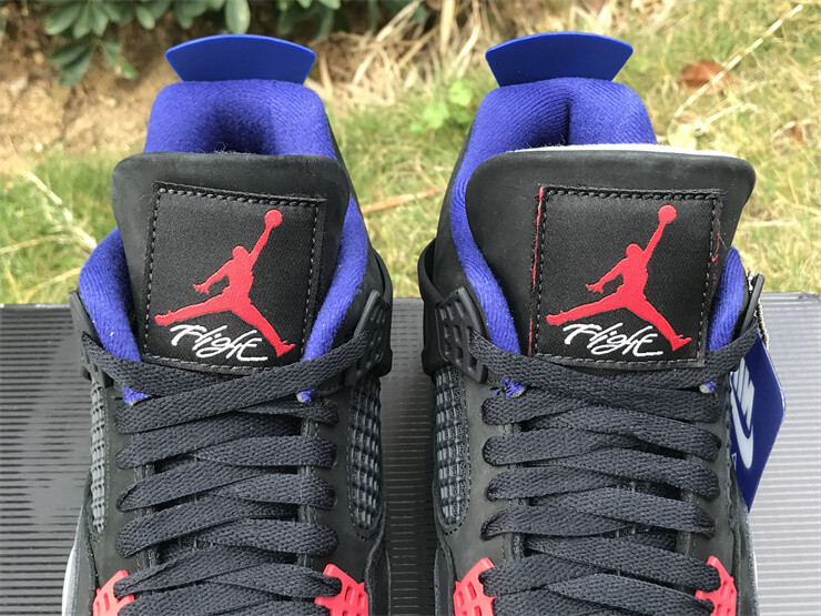 Air Jordan 4 Retro 'Rare Air' Black Blue Red FV5029-003 Men's