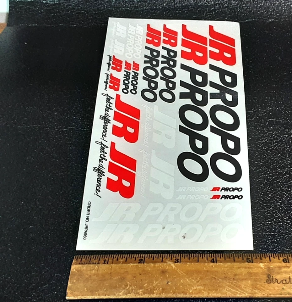 JR Propo Vintage Large Stickers Logo Decal JRPA960 - Image 2 of 2