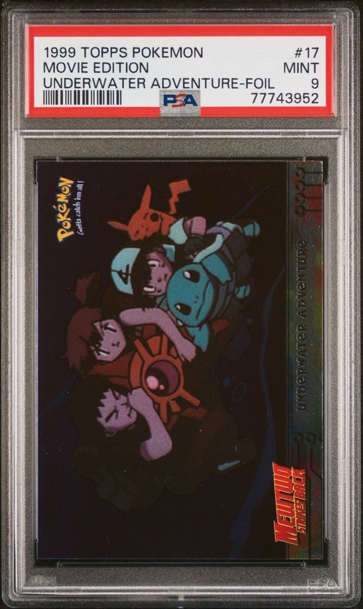 PSA 9 Underwater Adventure Foil - 17 Movie Edition - 1999 Topps