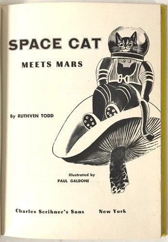 Larry McMurtry Collection, Ruthven Todd / Space Cat Meets Mars - Picture 3 of 7