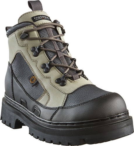 STICKY RUBBER SOLE WADING BOOTS,BLACK 