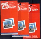 Canada Bk103a-103c Vf Mnh set of 38c booklets of 25, 3 different covers Cv $82