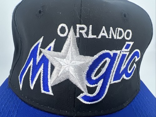 Vintage NBA Orlando Magic 90’s Hat Cap SPORTS SPECIALTIES, THE TWILL Black/blue - Picture 2 of 15