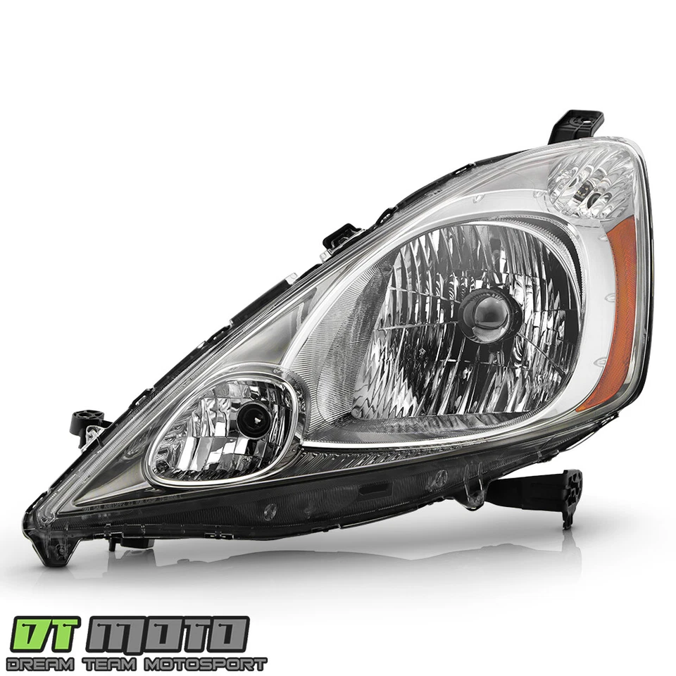 For 2009-2014 Honda FIT Chrome Headlights Headlamps Pair Set 09-14 Left+Right - Изображение 2 из 4