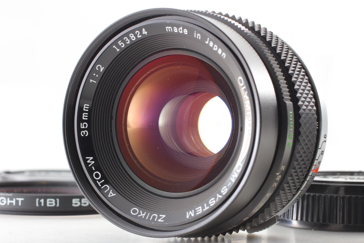 【美品】オリンパス ZUIKO MC AUTO-W f=35mm 1:2 EXC+5] Olympus OM System Zuiko MC Auto-W 35mm f/2 Wide Angle
