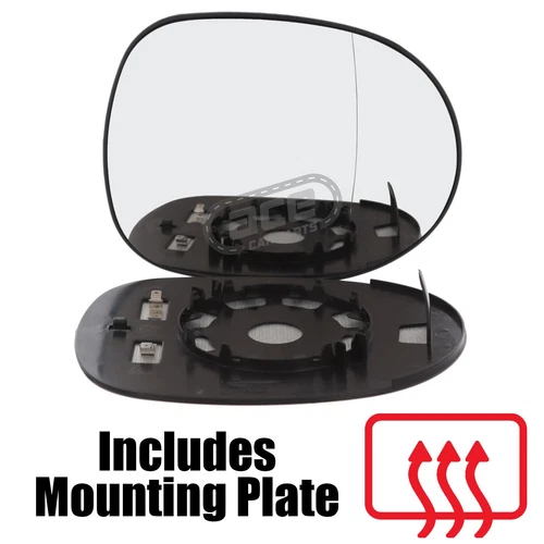 Heated Wing Door Mirror Glass Honda Civic Mk8 2005-2012 Drivers Side Right Hand