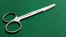 12 EA O.R PREMIUM GRADE OPERATING DISSECTING SCISSORS SH/BL 5.5'' CVD SURGICAL