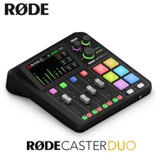 Rode RodeCaster Duo Streaming Mixer Integrated Audio Production Studio Broadcast