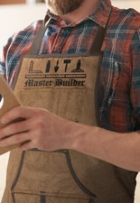 Freemason Field Khaki Embroidered Workman's Apron