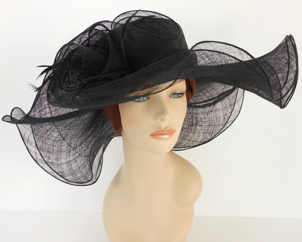 black wedding hats ebay