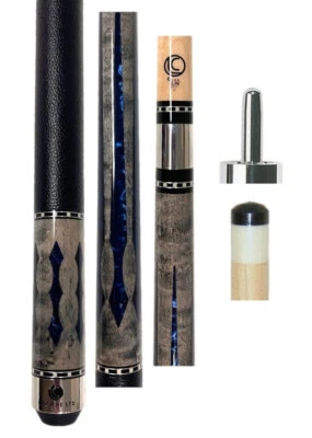 New Lucasi LZ2004GB-LTD Pool Cue - 11.75mm Zero Flex - Blue Pearl - 2025 Model